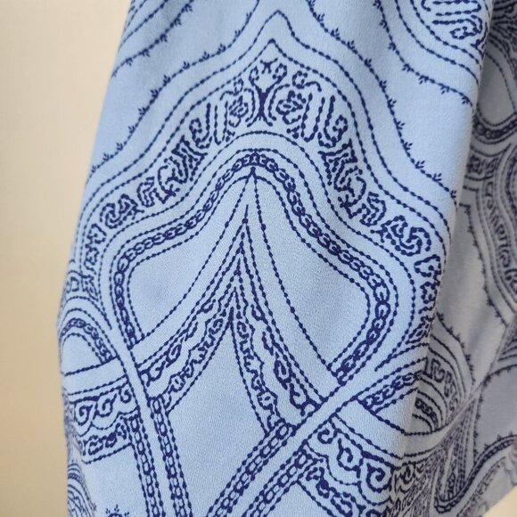 Patagonia Sleeveless Bandha Top in Blue Paisley Size Small - Picture 5 of 5